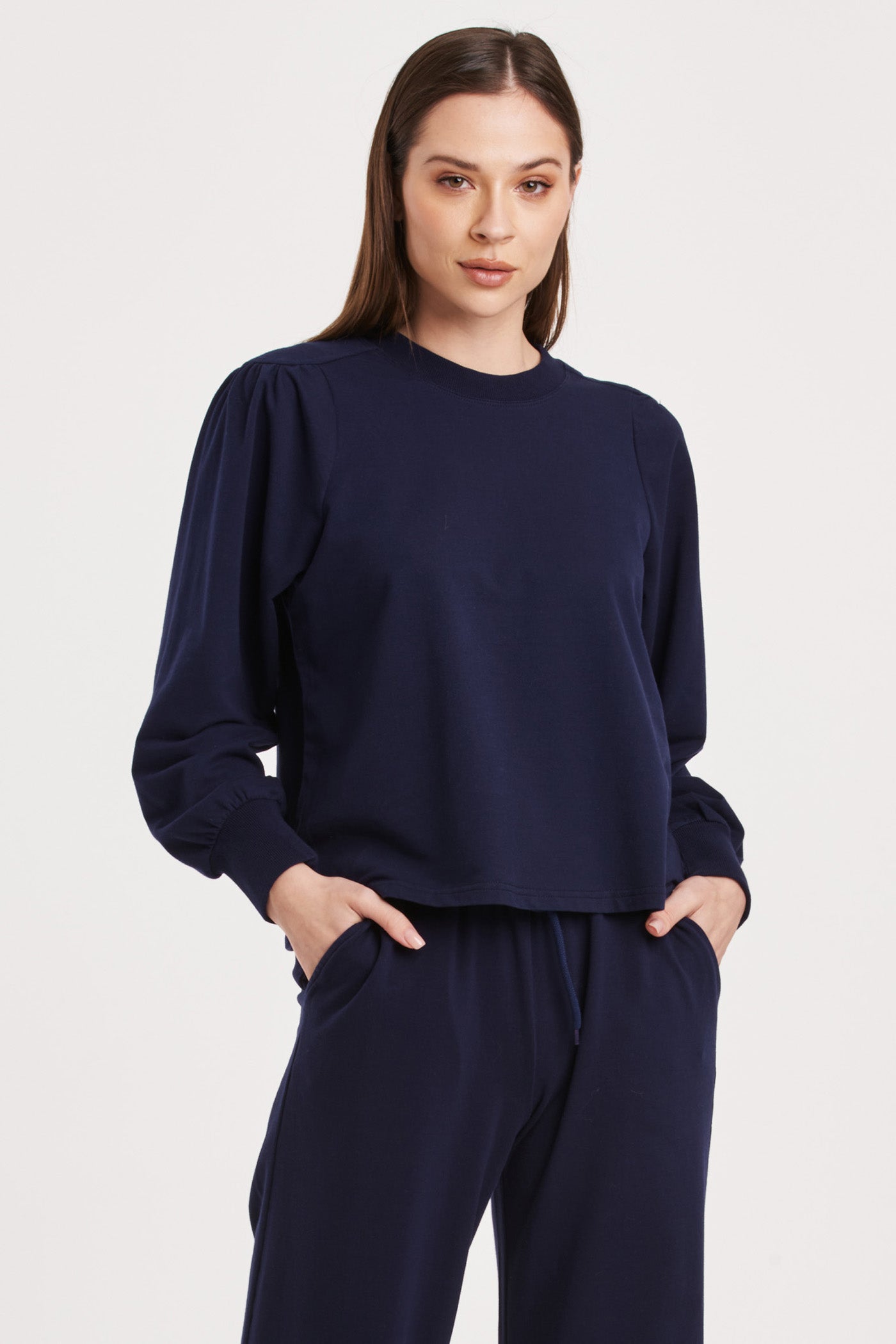 Another Love Puff Sleeve Crew Neck - Kanni - Devine 23